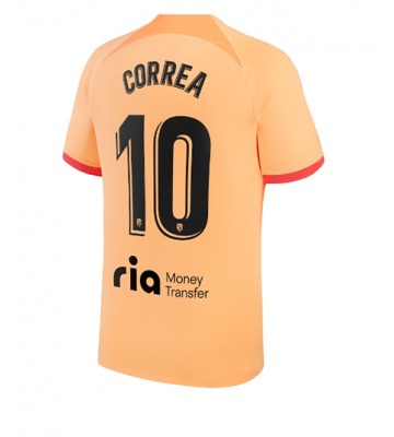 Atletico Madrid Angel Correa #10 Tredjedrakt 2022-23 Kortermet